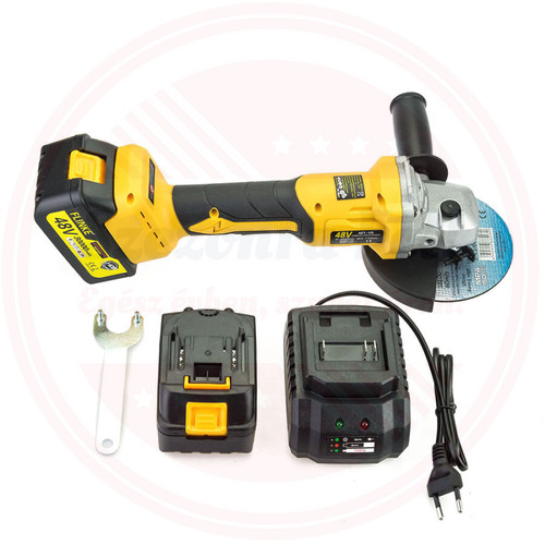 Flinke Akkus Sarokcsiszoló Flex 125mm 48V 2db Akkuval FK-8027 Flinke Akkus Sarokcsiszoló Flex 125mm 48V 2db Akkuval FK-8027