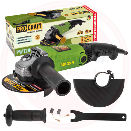 Procraft Sarokcsiszoló 1200W PW1200E
