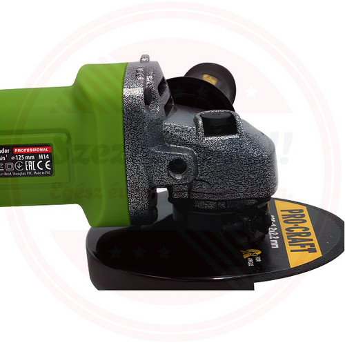 Procraft 850W Sarokcsiszoló 125mm PW1050