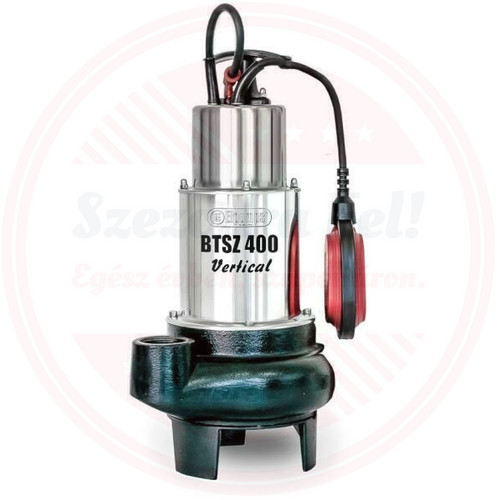 Elpumps szennyvíz szivattyú BTSZ 400 VERTICAL