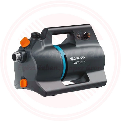 Gardena Akkumulátoros kerti szivattyú 3000 Silent18V akkumulátorral P4A