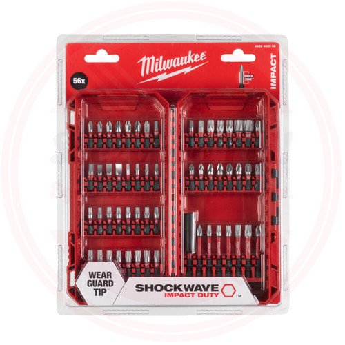 Milwaukee 56 darabos Shockwave készlet 1 db
