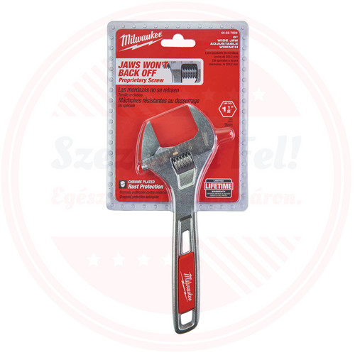 Milwaukee Állítható széles pofájú villáskulcs 200 mm 1 db