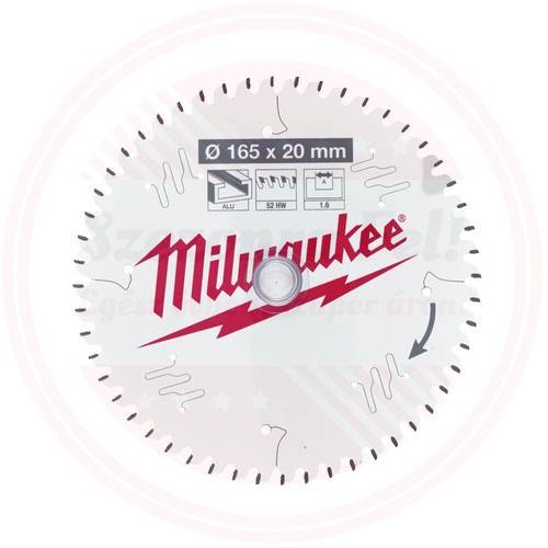 Milwaukee Körfűrészlap Alu 165x20x1,6x52ATB-1 db