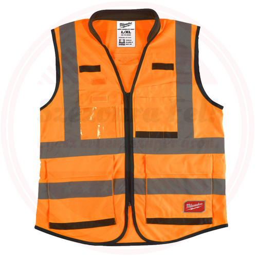 Milwaukee Prémium Láthatósági mellény, narancssárga - 2XL/3XL 1 db