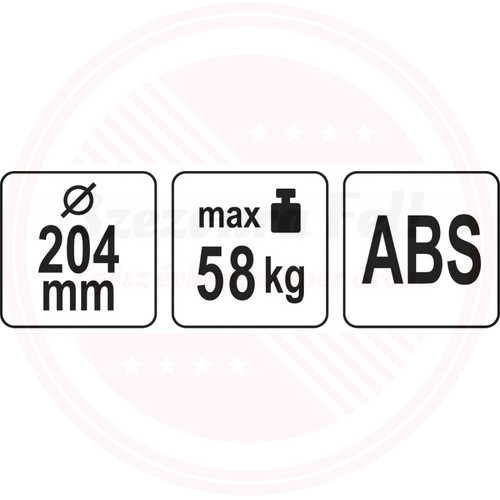YATO vákumos tapadó korong 204 mm 58 kg YATO vákumos tapadó korong 204 mm 58 kg