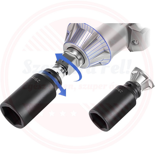 Haina 12 Részes Gépi Dugókulcs Készlet 24-41mm HA-0050