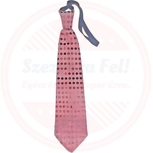 Világítós Nyakkendő Pink