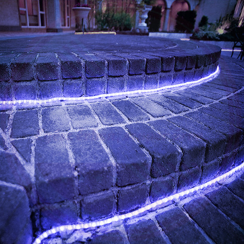 LED Fénytömlő VASTAG 10m Kék 8 Program
