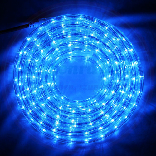 LED Fénytömlő VASTAG 10m Kék 8 Program