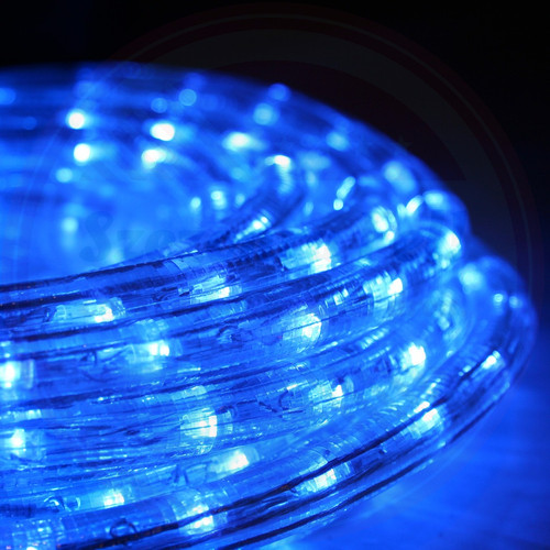 LED Fénytömlő VASTAG 10m Kék 8 Program