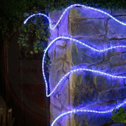 LED Fénytömlő VASTAG 10m Kék 8 Program