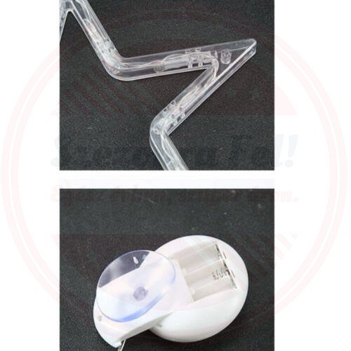 LED elemes ablakdísz csillag 20cm kék