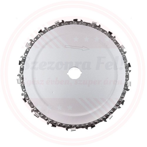 Láncos vágókorong fűkaszához bozótvágóhoz 230mm x 25,4mm