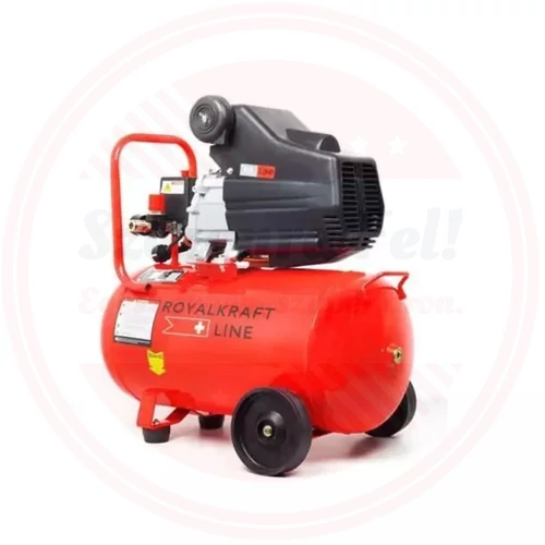 RoyalKraft RT-50L légkompresszor, 50 liter, 8 bar, 2200 W