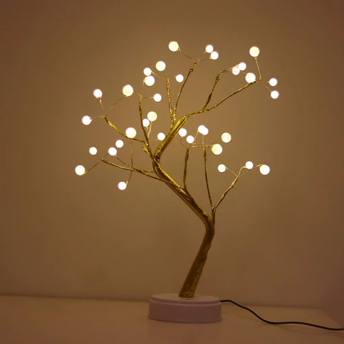 36 Led-Es Világító Bonsai Fa