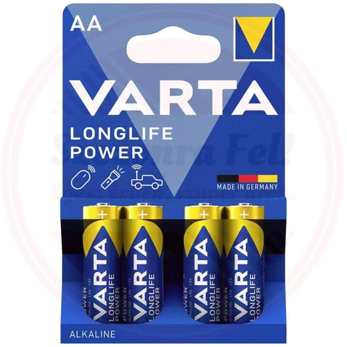 Varta Longlife Power ceruza elem 1,5V AA 4db