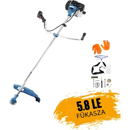 Flinke benzines fűkasza bozótvágó 5,8LE 5db tartozék FK9300