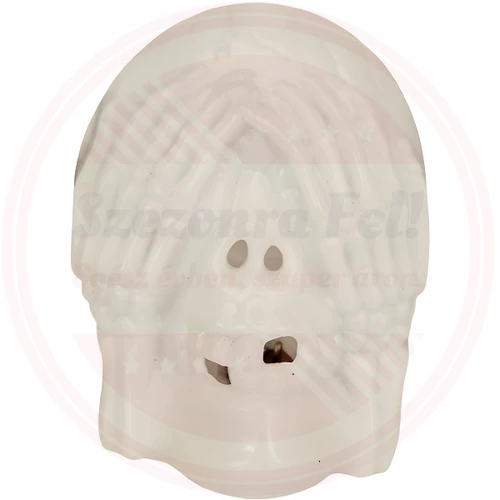Világító Koponya Fehér Halloween dekoráció