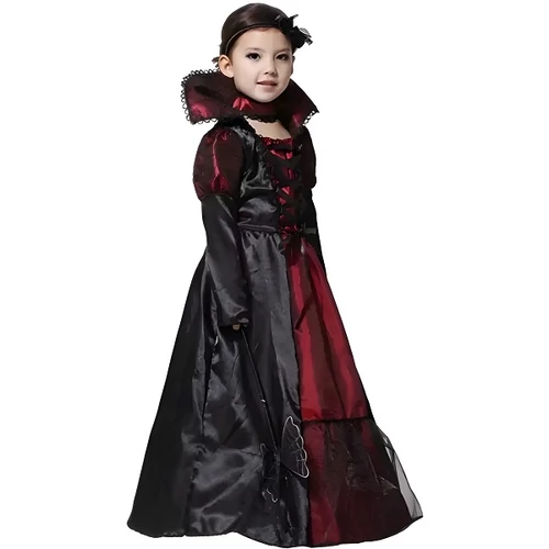Vámpír Lány Gyermek Jelmez M-es Méretben-Halloween, Farsang
