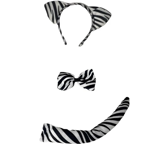 3 Részes Zebra Jelmez Szett