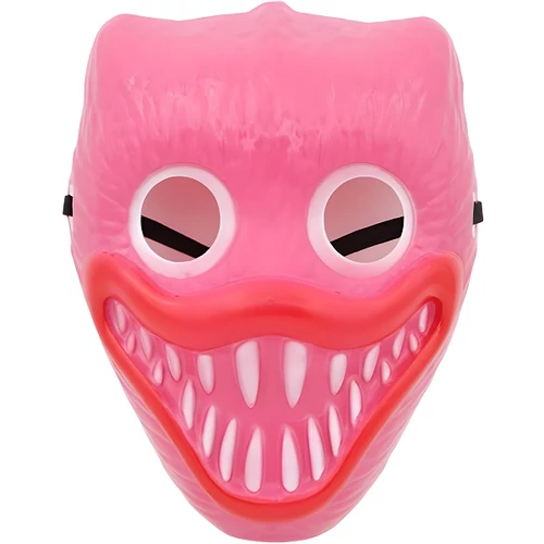 Huggy Wuggy pink maszk-Halloween, Farsangi jelmezhez