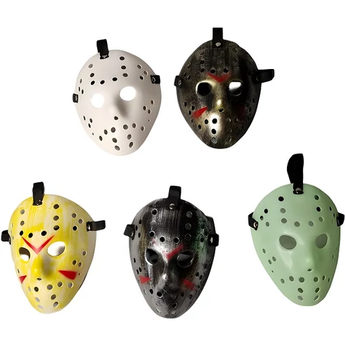 Jason Texasi Láncfűrészes Maszk Arany színben-Halloween, Farsangi jelmezhez