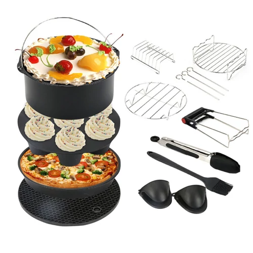 Zurrichberg 12 részes Olaj Nélküli Fritőz Kiegészítő Tartozék Szett ZB/2106
