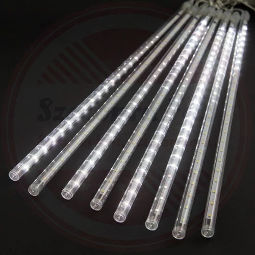 LED Meteor Olvadást imitáló jégcsap 30-50cm Hideg Fehér