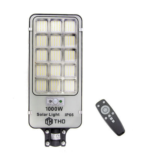 Napelemes szolár kültéri LED lámpa beépített szolár panellel távirányítóval 420LED 1000W