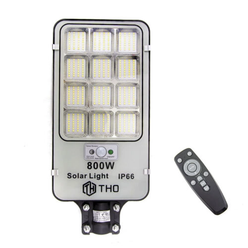 Napelemes szolár kültéri LED lámpa beépített szolár panellel távirányítóval 512LED 800W
