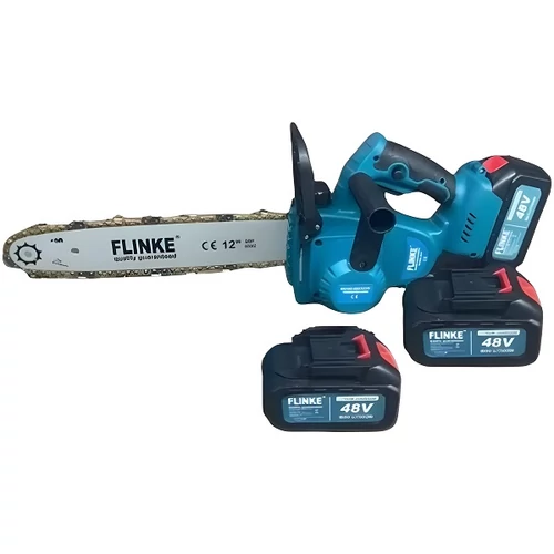 Flinke Akkumulátoros 12&quot; Láncfűrész 2db Akkumulátorral 48V FK-7070
