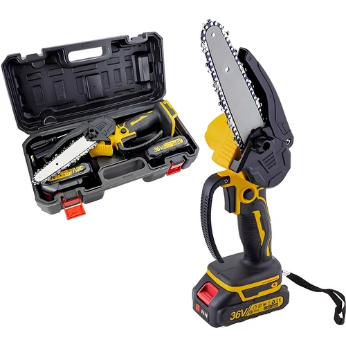 THO Akkus mini ágvágó láncfűrész 2 akkuval 6&quot; 36V M-8009