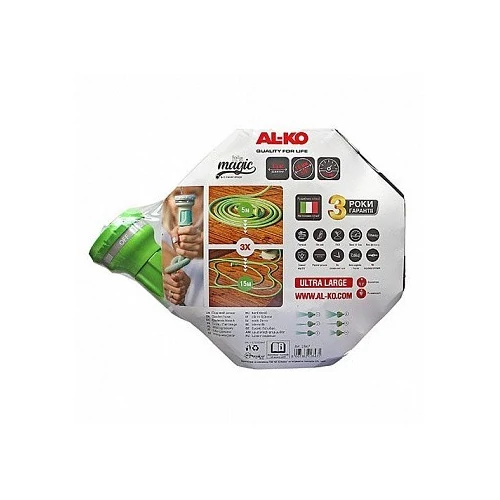 Al-ko MAGIC SOFT 5/8' 15M tömlő + 2db fitting készlet erejéig