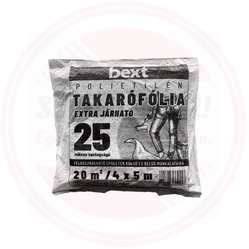 BEXT Takarófólia 20 m2 (4 x 5 m) "extra-járható"