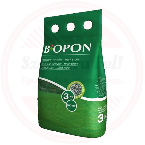 Biopon növénytáp Gyep Mohás gran. 3kg