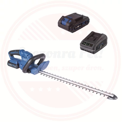 C-HT570-X - SET S - akkus sövényvágó IXES 20 V (2 Ah akkuval és 2,4A töltővel)