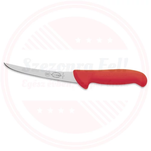 Dick ErgoGrip csontozó (13 cm) íves pengével Piros