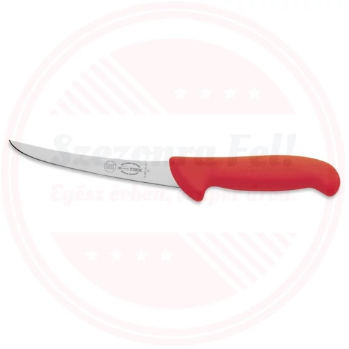 Dick ErgoGrip csontozó (15 cm) íves pengével, piros