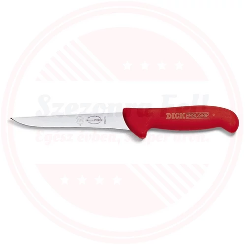 Dick ErgoGrip csontozókés (13 cm) egyenes Piros