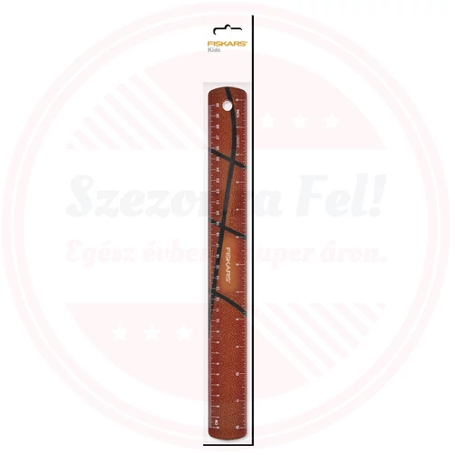 Fiskars Gyerekvonalzó kosárlabda , 30 cm készlet erejéig