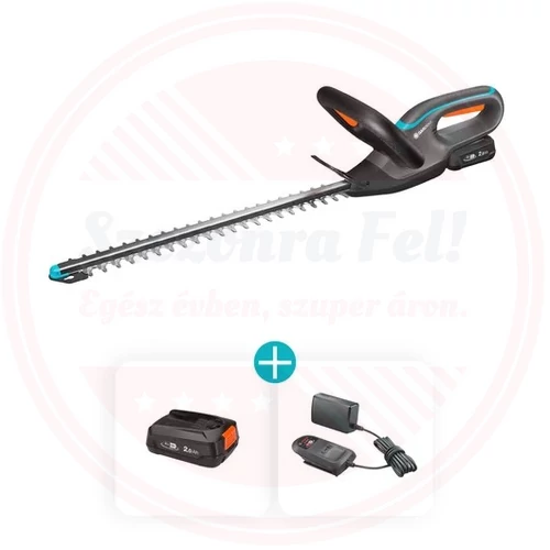 Gardena EasyCut Akkumulátoros sövénynyíró P4A akkumulátorral 45/18V