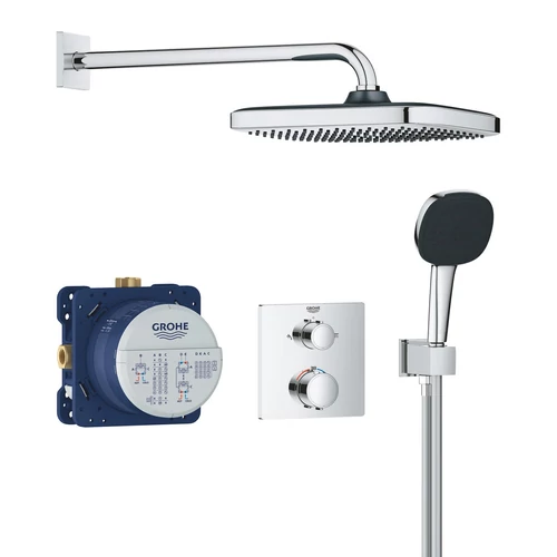 Grohe Precision Thermostat króm Rejtett zuhanyrendszer Vitalio Comfort 250