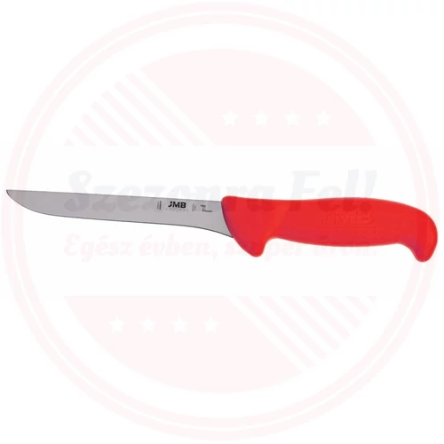 JMB csontozókés egyenes 150mm pengével piros