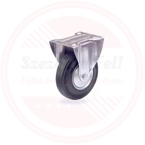KERÉK GUMIS         125 MM FIX    IMPORT DP 13A-125