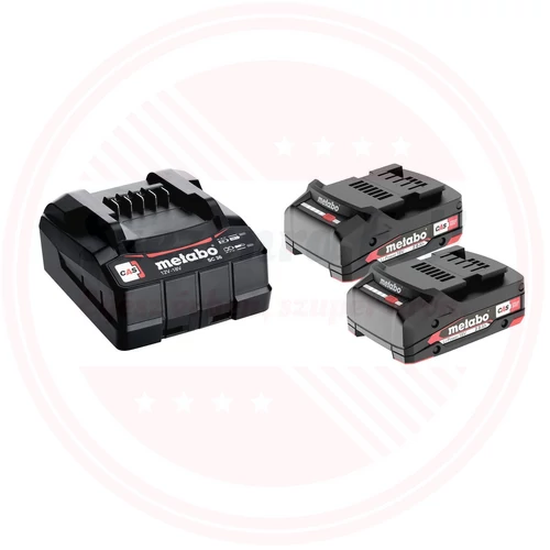 Metabo Basic-set akkucsomag 2x2,0Ah akku plusz töltő