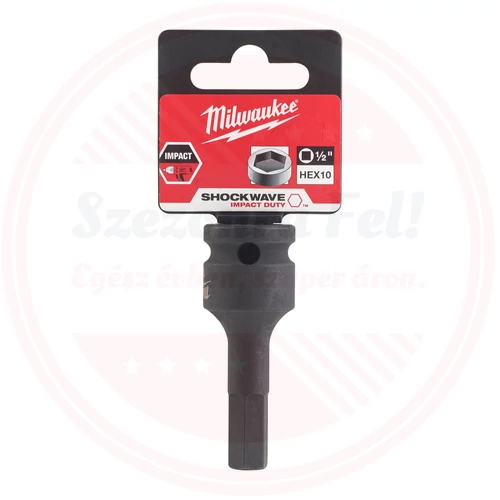 Milwaukee 1/2' Dugókulcs, belső hatlapú csavarokhoz 10 mm - 1 db