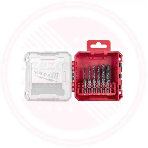 Milwaukee 1/4 Kombinált Menetfúró Készlet  1db