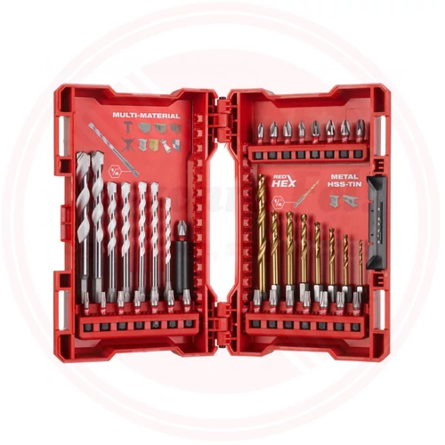 Milwaukee 56 darabos Shockwave bit és fúró készlet  1 db