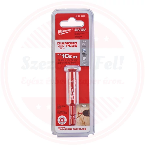 Milwaukee Diamond Plus™ 1' Hex Vizes / Száraz fúrószár 10 mm 1 db